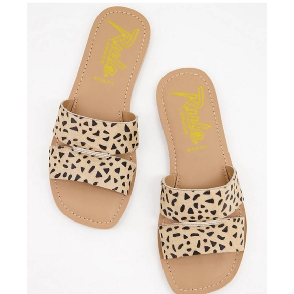 New GENUINE LEATHER slides by Rule London #A086/079 - Picture 3 of 4